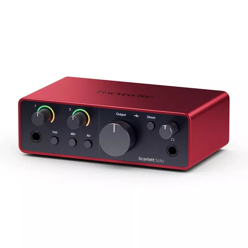 Focusrite Scarlett Solo 4th Gen - 2-kanálové audio rozhranie