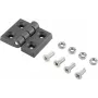 Basetech Plastový záves 60x45x8mm 60 mm 1 kus (BT-1697227)