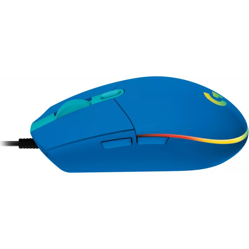 Logitech G102 LIGHTSYNC herná myš, modrá