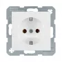 Zásuvka typ F berker 47431909 — 16 A, 250 V, biely plast