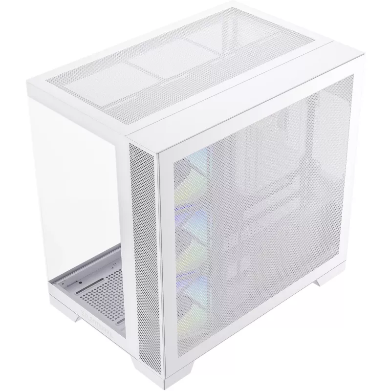 PC skriňa Silentware View A-RGB White VIEWWHITE — Mid-Tower s A-RGB osvetlením, biele prevedenie