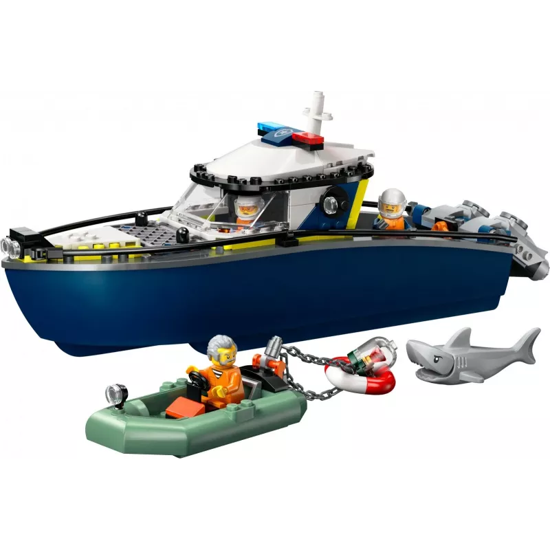 LEGO CITY 60456 Policajná loď prenasledovanie