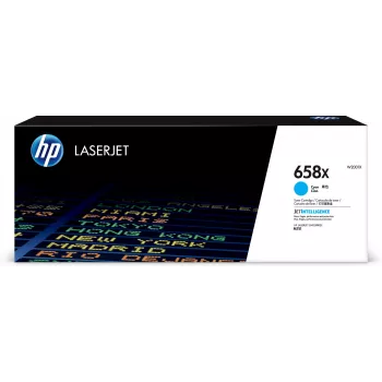 HP 658X vysokokapacitný azúrový originálny LaserJet toner, 28000 strán, azúrový, 1 ks