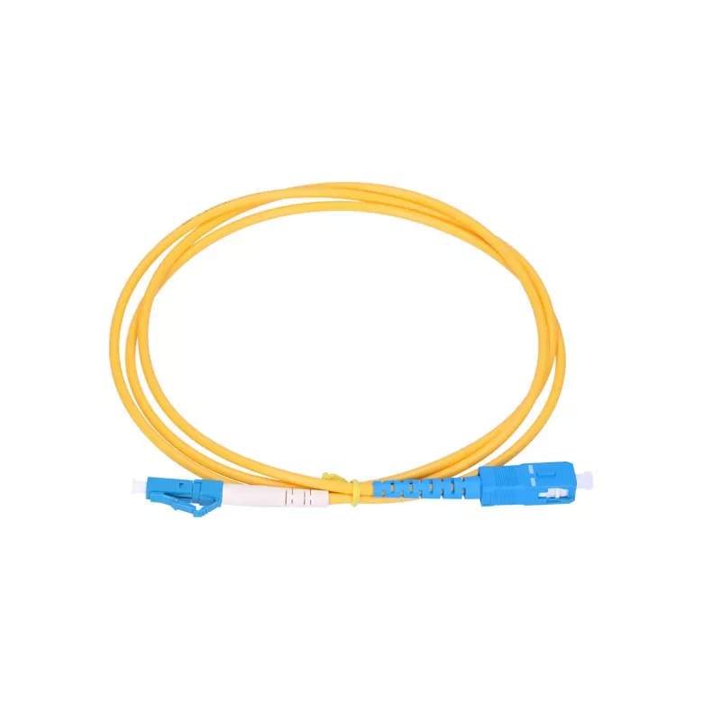 Patch kábel Extralink LC/UPC – SC/UPC singlemode G.652D, simplex, 3 mm, 0,5 m