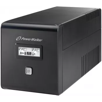 PowerWalker VI 1000 LCD 1 kVA 600 W 4 AC výstupy