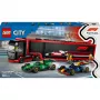 LEGO CITY 60445 F1 - Kamión s RB20 & AMR24 F1 autami