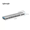 LogiLink USB 3.2 Gen1 Hub 4-portový USB-A 1x USB3.0 AF 3x USB2.0 AF UA0436