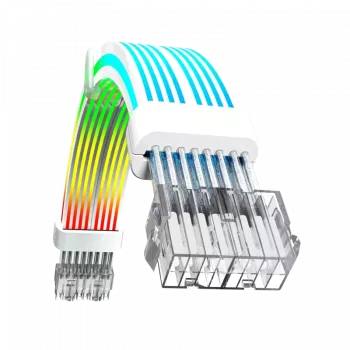 Gamemax | predlžovací kábel napájacieho zdroja | VGA/CPU 2x8PIN-B | biely