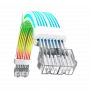 Gamemax predlžovací kábel zdroja VGA/CPU 2x8PIN-W, biely
