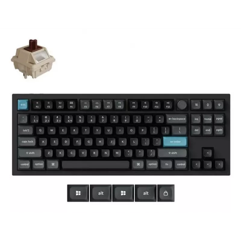 Klávesnica bezdrôtová Q3 ULTRA/čierna Q3U-M3 Keychron