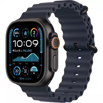 Remienok Apple 49mm Navy Ocean Band Extension čierny titanium finish