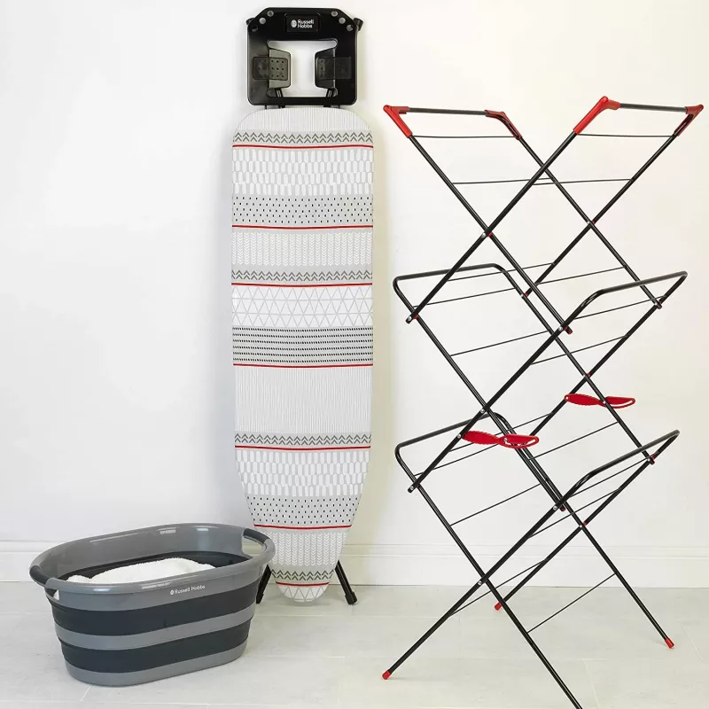 Koš na bielizeň Russell Hobbs LA053879GRYFEU7 27L skladací