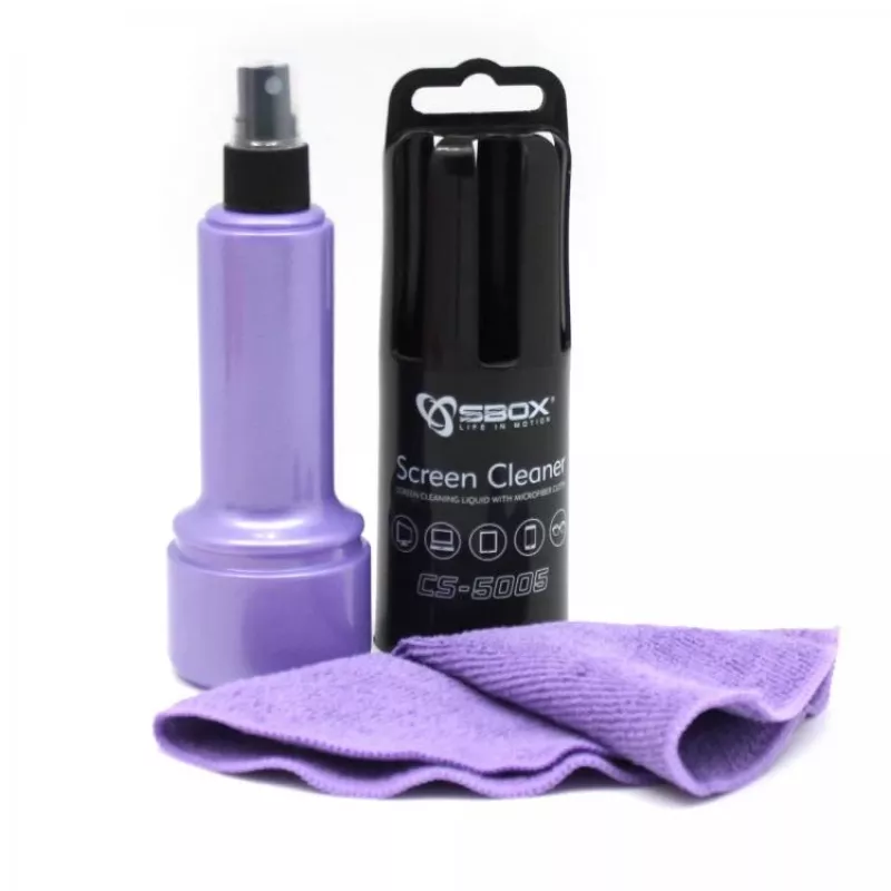 Sbox CS-5005U čistič obrazovky 150ml fialový