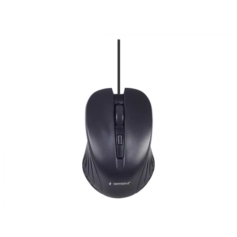 Káblová Full-Size klávesnica Gembird KBS-UM-04 USB QWERTY US-angličtina s myšou, čierna, 1,5 m kábel