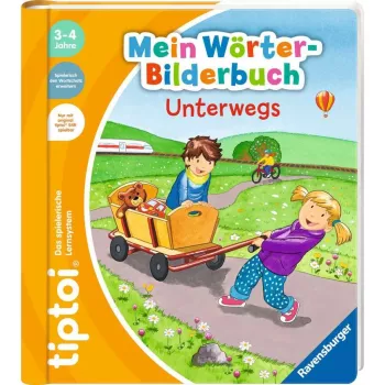 tiptoi Mein Wörter-Bilderbuch: Unterwegs, učebná kniha