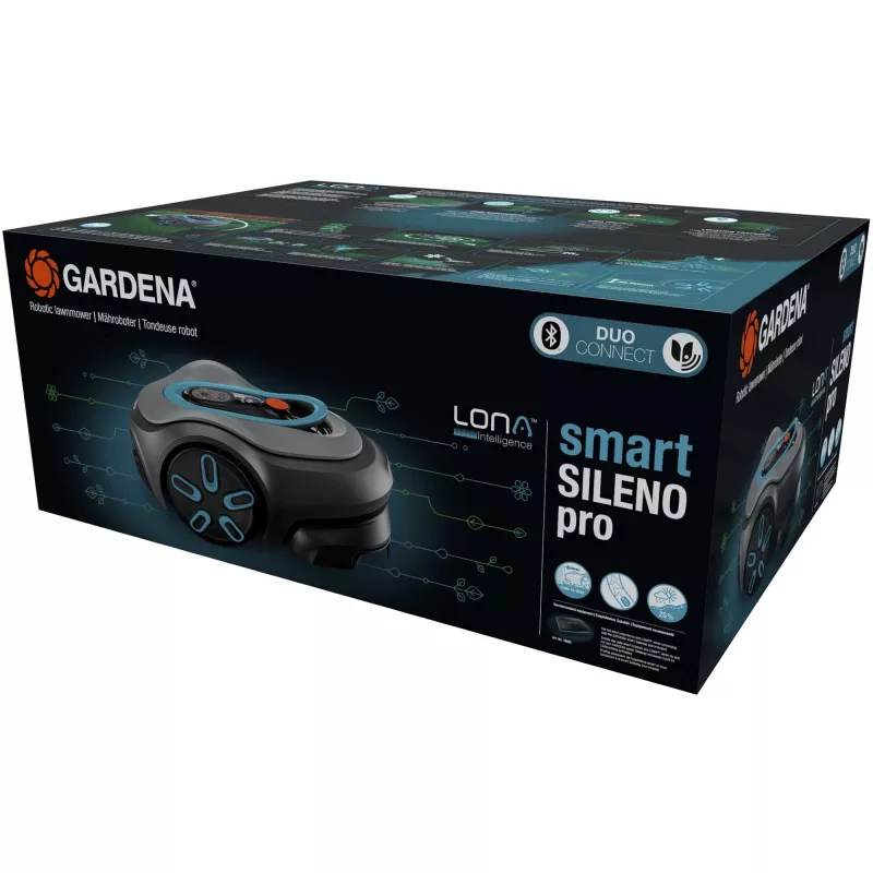 Robotická kosačka Gardena smart SILENO pro batéria 600 m² 16 cm