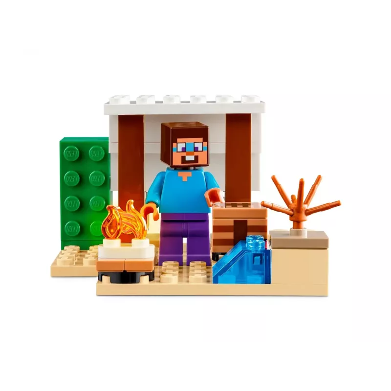 LEGO Minecraft 21251 Stevova púštna expedícia hračka biom stavebnica