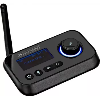Bluetooth transceiver Omnitronic BDT-5.2PRO Aptx HD — bezdrôtový vysielač a prijímač pre audio