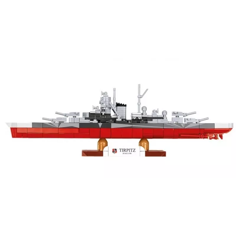Stavebnica Cobi bojová loď Tirpitz model s 593 dielmi, verný mierke a displejové prvky