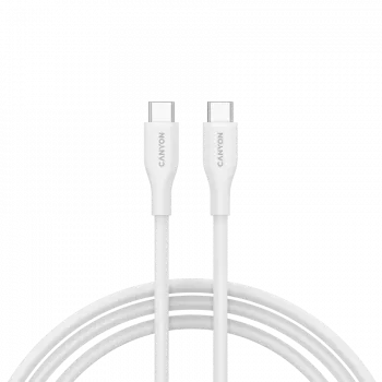 CANYON kábel CC60SC10 C-C 60W 1m silikónový biely