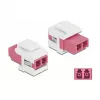 Keystone modul LC Duplex konektor samica na LC Duplex konektor samica DeLOCK 86818