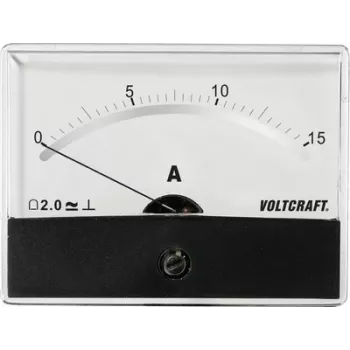 Voltcraft AM-86X65/15A/DC zabudovaný merací prístroj AM-86X65/15A/DC 15 A otočný cievkový merací mechanizmus (AM-86X65/15A/DC)