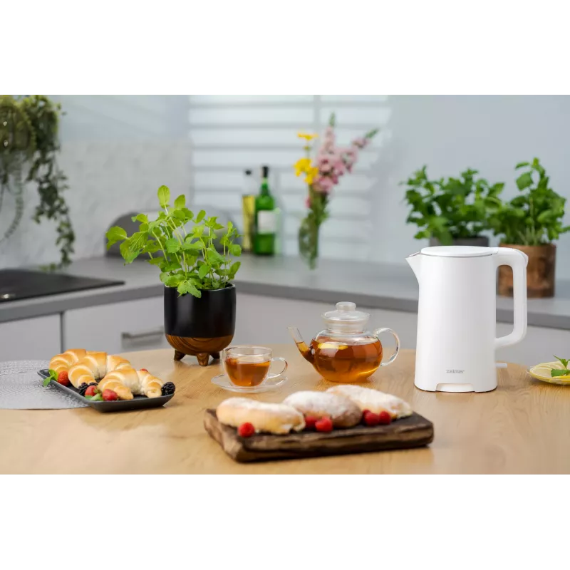 Rýchlovarná kanvica Zelmer 1,7 L 2200 W strieborná