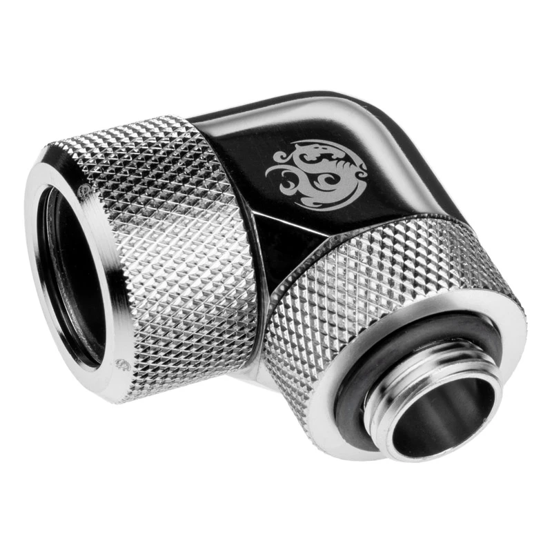 Trubica pre počítačové vodné chladenie BitsPower BP-E90RMLA16, mosadz, 16 mm priemer, strieborná