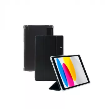 Folio puzdro Mobilis Edge pre iPad 10,9 palca čierne transparentné