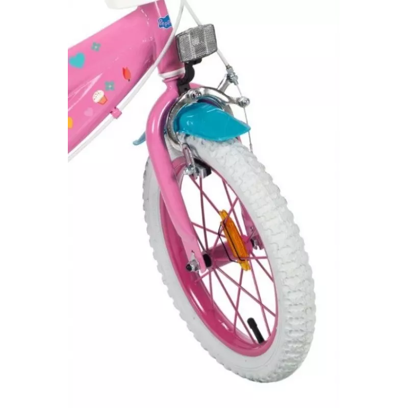 Detský bicykel 14 Peppa Pig ružový 1495 TOIMSA