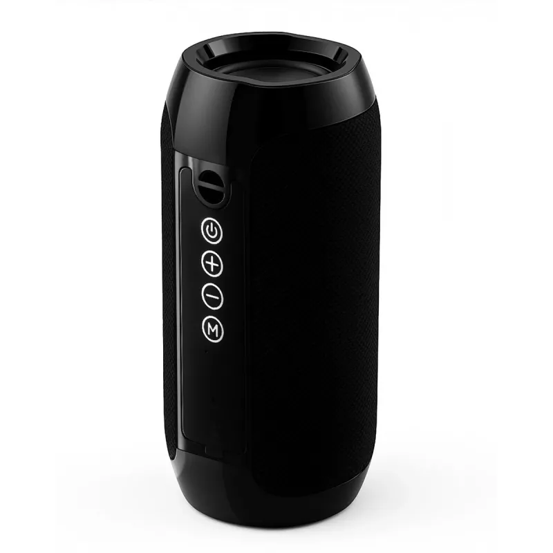Prenosný Bluetooth stereo reproduktor SQUEAK SQ1008 — 14W RMS, Bluetooth 5.3, 1200 mAh, IPX4, FM, LED, AUX, USB
