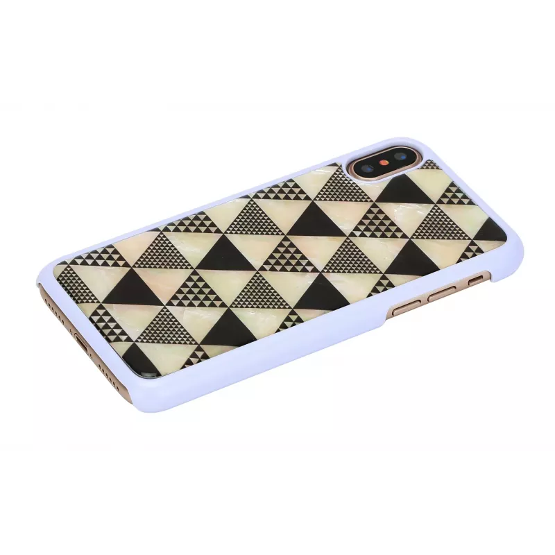 iKins Pyramid puzdro pre iPhone XS/X, biele, K1623H