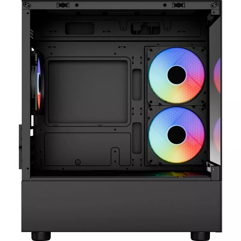 Skriňa pre počítač Micro/Mini-ITX AEROCOOL Geh Viewport Mini-G-BK-v4 ARGB čierna