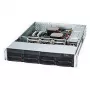 Super Micro Supermicro SC825 TQC-600LPB - Rack Mount 2U - E-ATX - SATA/SAS - Hot-Swap 600 Watt - čierna (CSE-825TQC-600LPB)