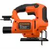 Priamočiara píla Black & Decker BES602 – 400 W, oranžovo-čierna ručná priamočiara píla