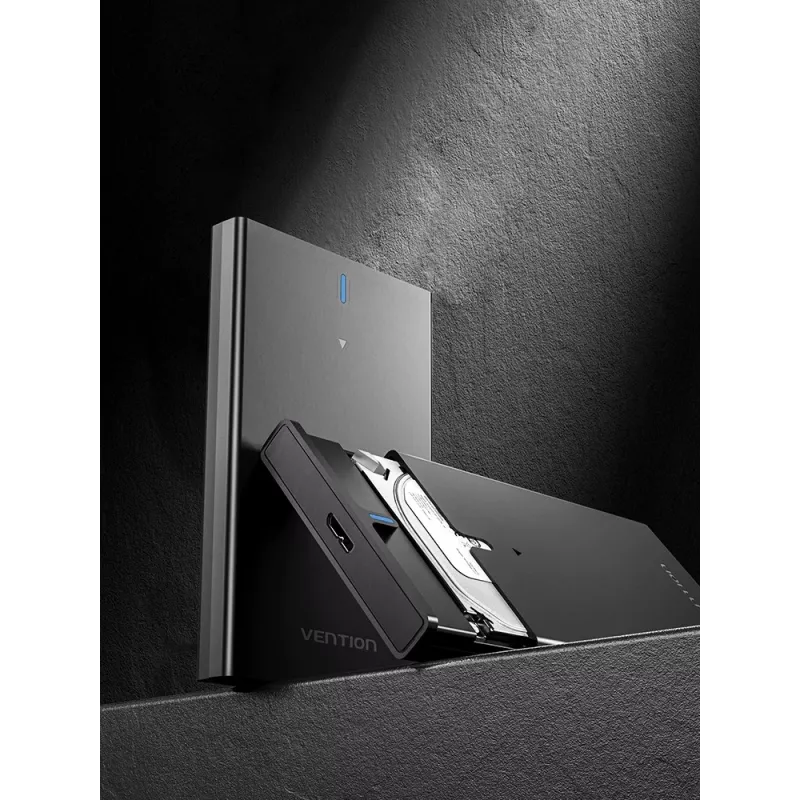 Vention puzdro na 2,5-palcový SATA disk (USB 3.0 Micro-B) čierne