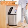 ROTHO Ribo Graphite - odpadkový kôš na šliapanie – 35 l
