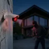 Atrapa rúrkovej kamery s IR LED, CEE IR1800 W — nefunkčná bezpečnostná atrapa