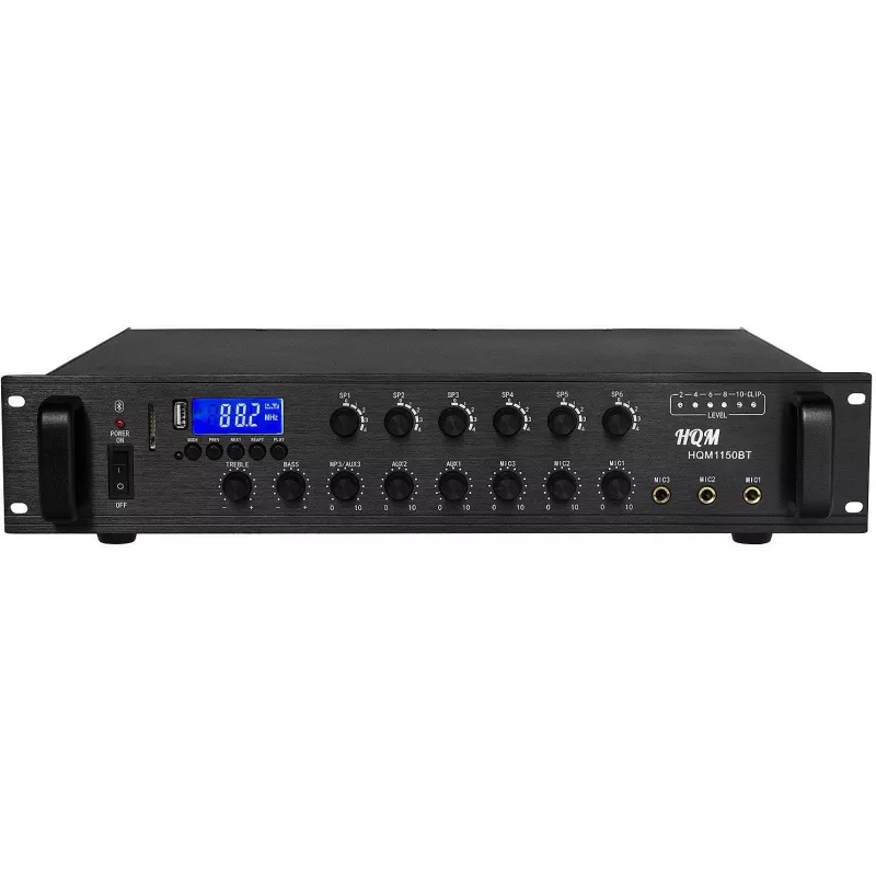 Zosilňovač HQM1150BT FM/MP3 rádio 150W