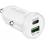 SBS autonabíjačka 12/24V 1x Type-C PD+ USB 2.1 A biela