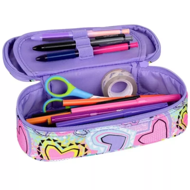 Puzdro na perá CoolPack Campus PASTEL HEART