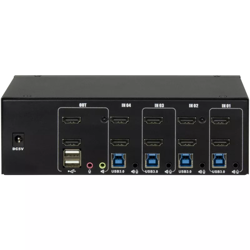 Inter-Tech IPC KVM prepínač AS-42HUS (88887412)
