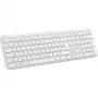 Logitech K950 Signature tenká klávesnica kancelárska RF Wireless Bluetooth QWERTY US International biela