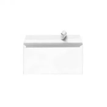 MAILmedia 80010475 obálka DIN lang (DL), bez okienka, biela, 80 g/m², samolepiaca