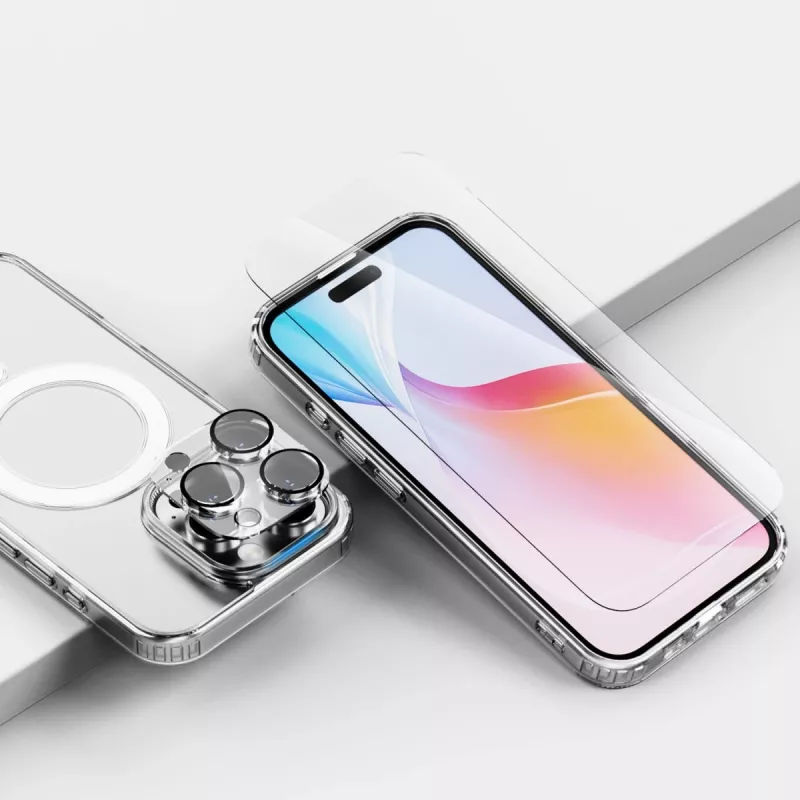 Interiérová nabíjačka 4smarts 541178 transparentná biela rýchle nabíjanie USB Type-C