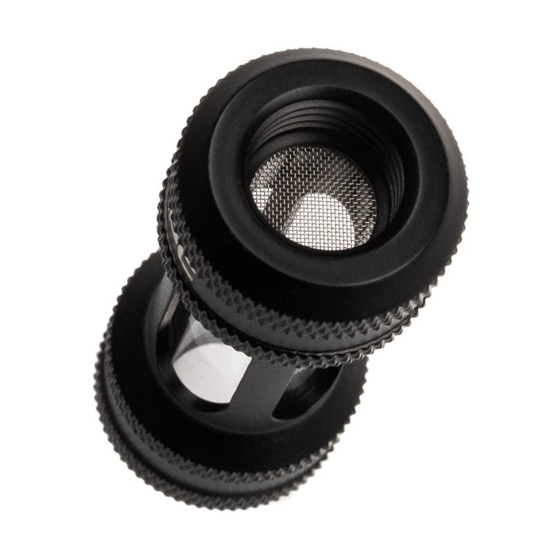 InLine filter XSPC G1/4 palca matne čierny pre okruhy kvapalinového chladenia
