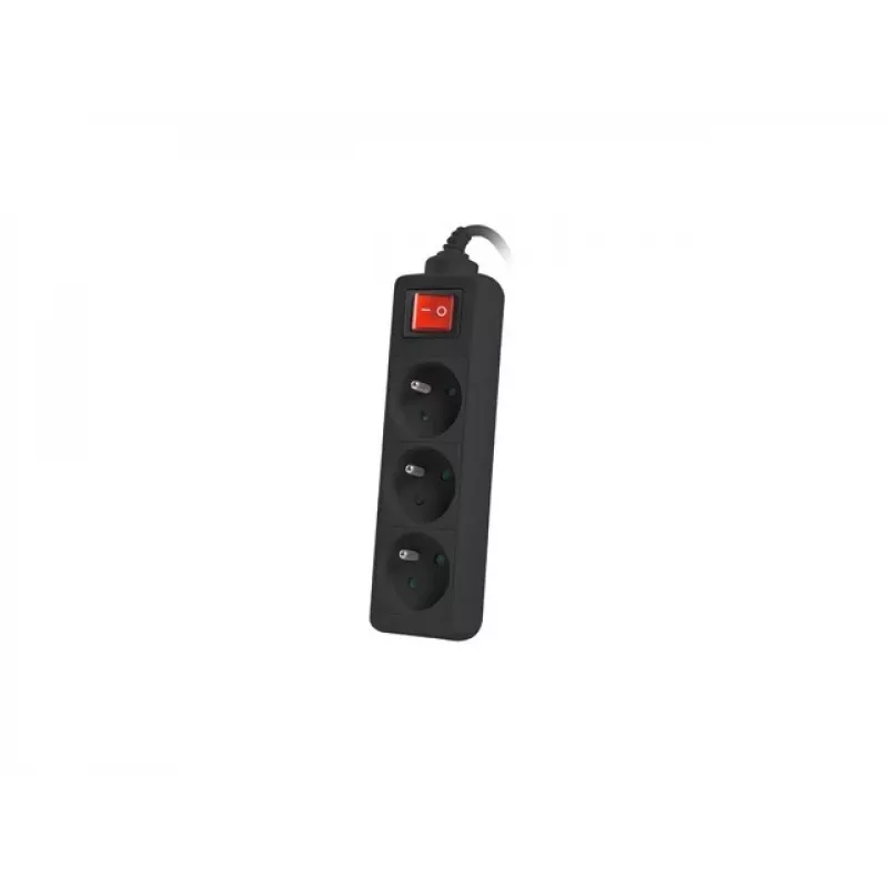 Lanberg PS1-03E-0150-BK predlžovací kábel (1,5 m, čierny)