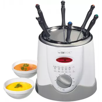 Clatronic FFR 2916 Single 1 L samostatný 900 W fritéza sivá, biela