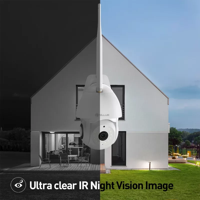 Bezpečnostná kamera Tellur TLL331451 3MP UltraHD PTZ biela