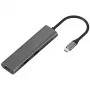 Adaptér USB Type-C - 2 x USB 3.0, Type-C PD, HDMI